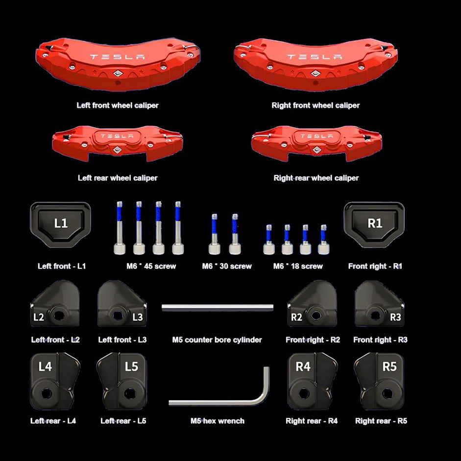 Elmotix™  Aluminium Caliper Covers