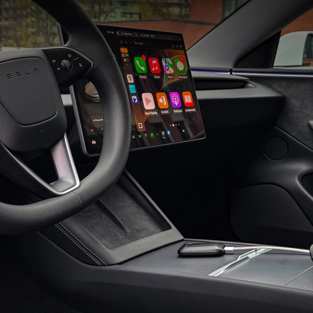 Elmotix™ CarPlay, Android Auto for Tesla (Model 3, Y, S, X & Cybertruck)